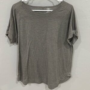 Gray shortsleeved dress shirt